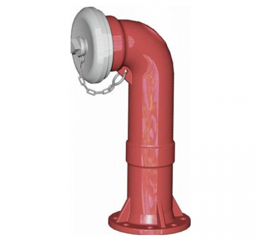 Löschwassersauganschluss DIN 14244 Form B ohne Peilstutzen Löschwasserentnahme